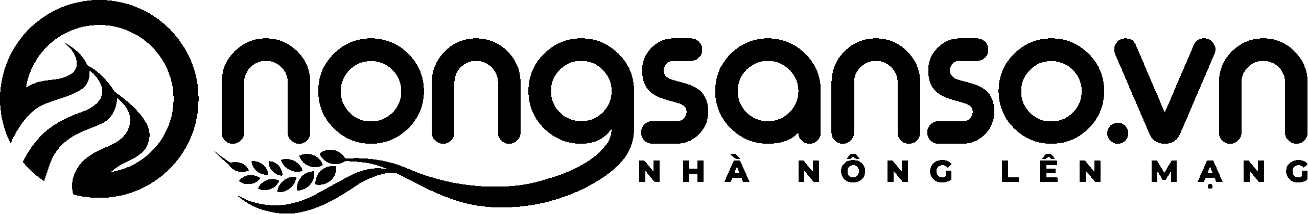 Logo Nông Sản Số black